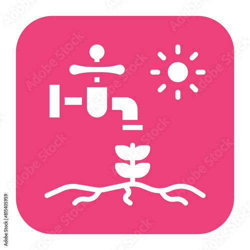 Water Stress icon vector image. Can be used for Water Crisis.