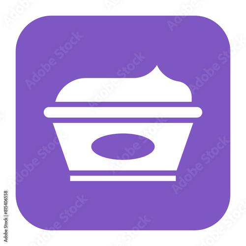 Cream Cheese icon vector image. Can be used for Brunch.