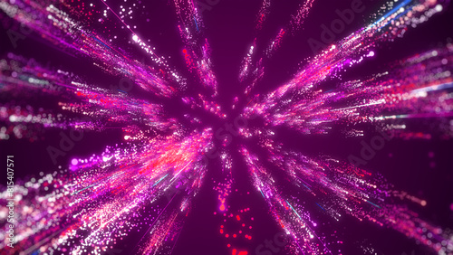 Star particles tunnel glitter lights aStar particles tunnel glitter lights abstract background.bstract background.