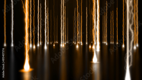 Electric power lights abstract background