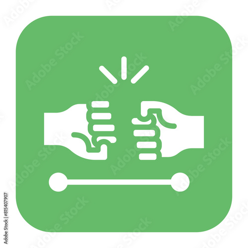 Counter Protest icon vector image. Can be used for Protesting and Civil Disobedience. photo