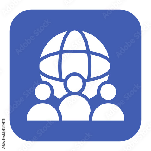 Society icon vector image. Can be used for Protesting and Civil Disobedience.