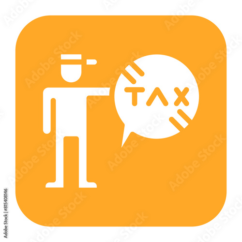 Tax Resistance icon vector image. Can be used for Protesting and Civil Disobedience.
