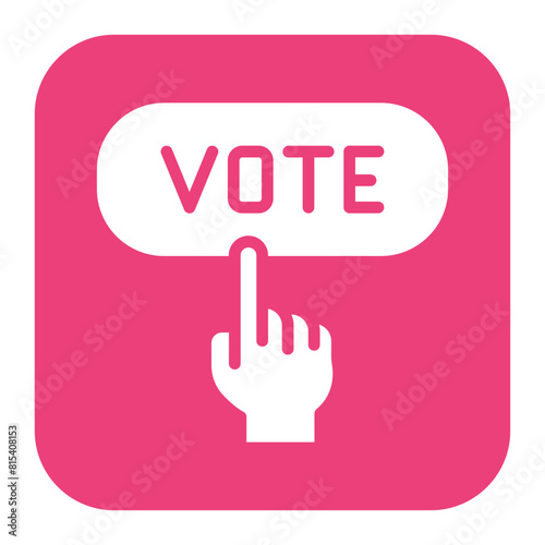 Vote icon vector image. Can be used for Protesting and Civil Disobedience.