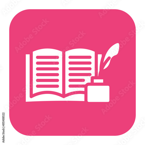 Literature icon vector image. Can be used for Literature.