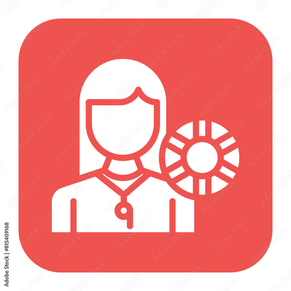 Life Coach Female icon vector image. Can be used for Lifestyles. Life Coach Female icon vector image. Can be used for Lifestyles.