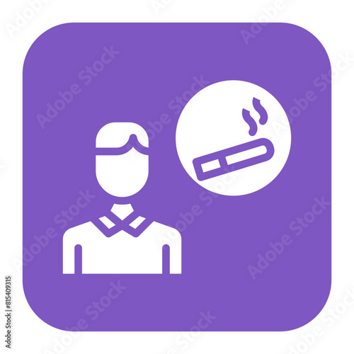 Unhealthy Lifestyle icon vector image. Can be used for Lifestyles.