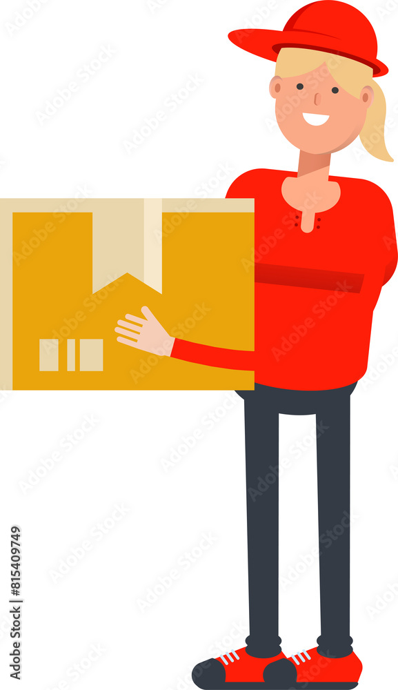 Girl Character Holding Box
Girl Character Holding Box