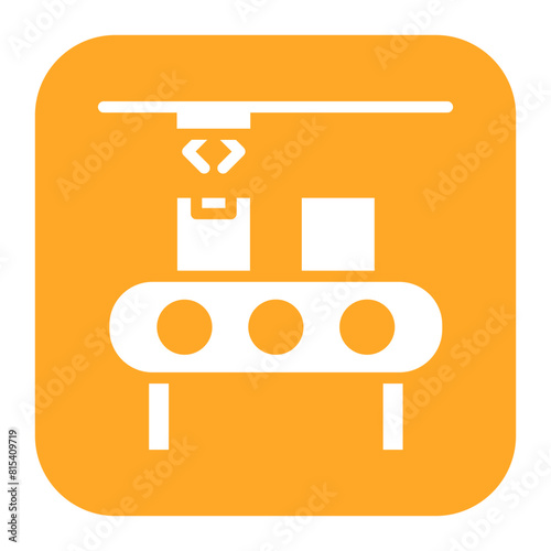 Production icon vector image. Can be used for Filmmaking.