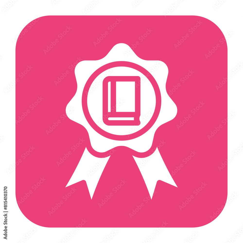 Literary Award icon vector image. Can be used for Award Events. Literary Award icon vector image. Can be used for Award Events.