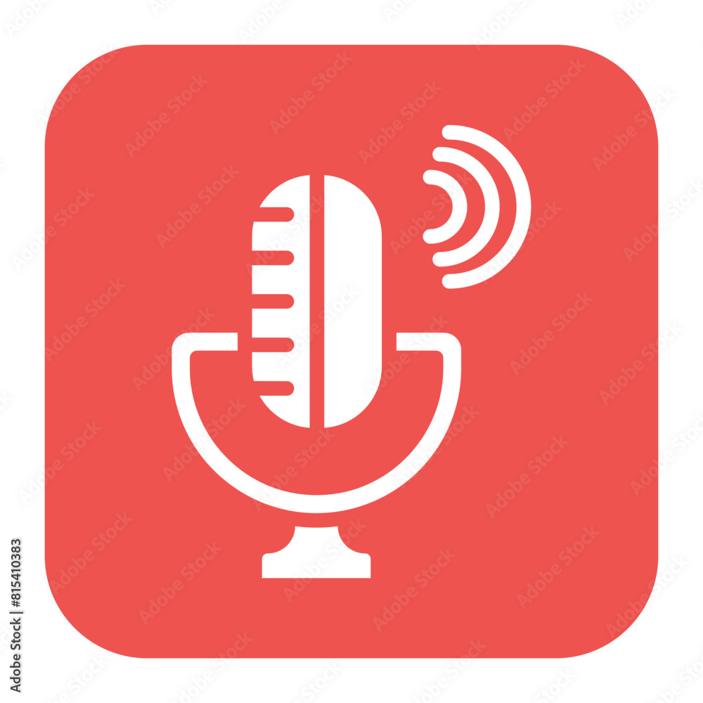 Microphone icon vector image. Can be used for Award Events. Microphone icon vector image. Can be used for Award Events.