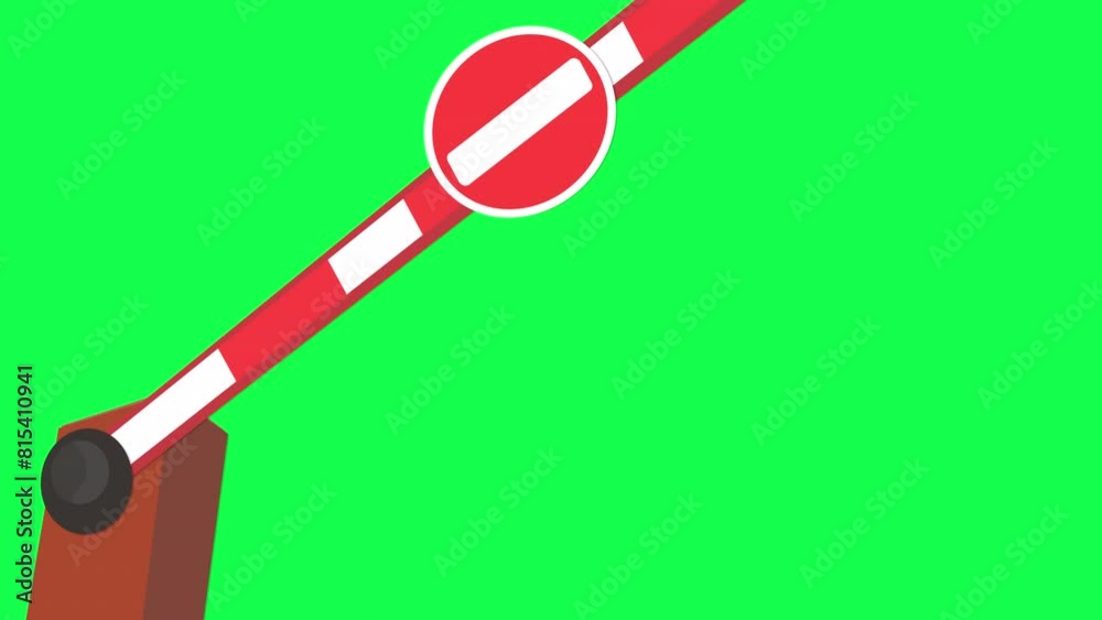 Forbidden Sign Border Prohibited Border Crossing Security Vehicle Checkpoint Barrier with NO ...