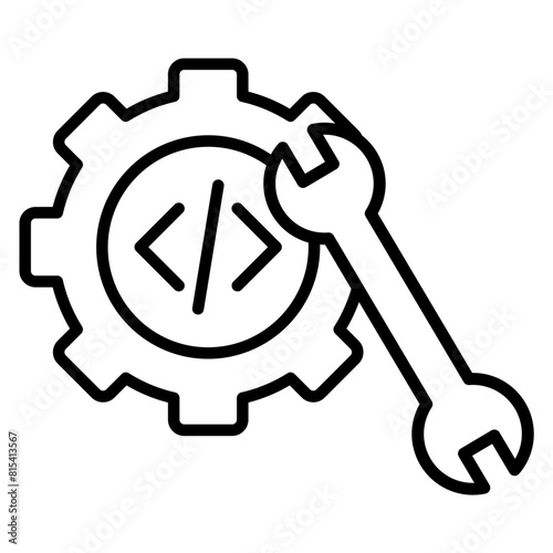 Maintenance vector icon. Can be used for No Code iconset.