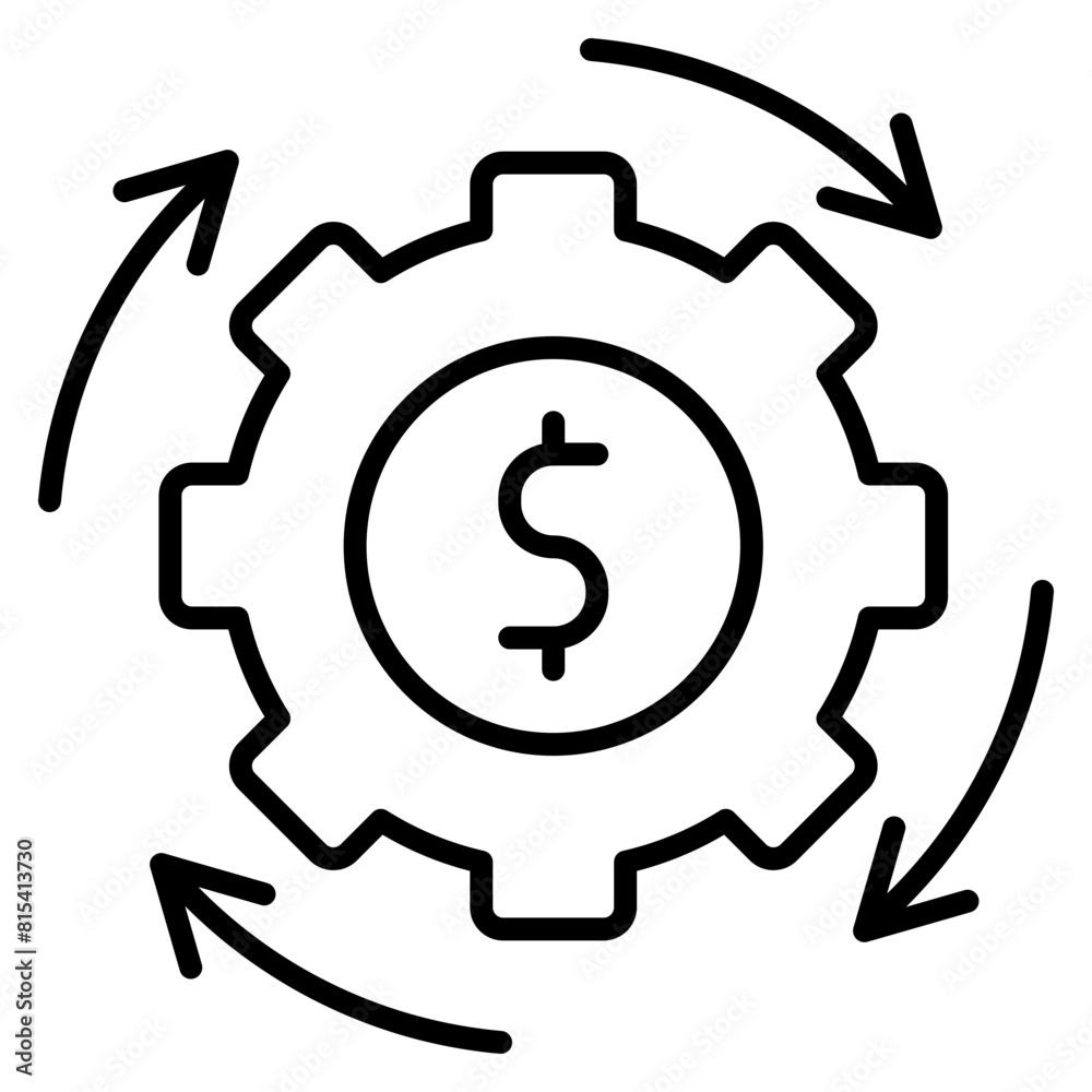 Business Process Automation vector icon. Can be used for No Code iconset. Business Process Automation vector icon. Can be used for No Code iconset.