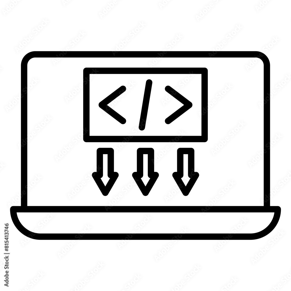 Low Code vector icon. Can be used for No Code iconset. Low Code vector icon. Can be used for No Code iconset.