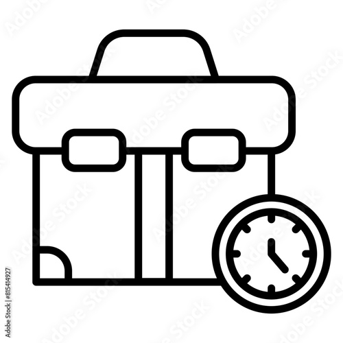 Temporary Job vector icon. Can be used for Job Search iconset.