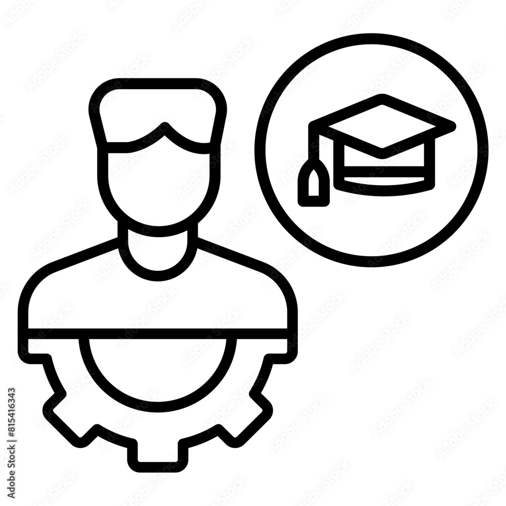 Specialization vector icon. Can be used for Online Education iconset. Specialization vector icon. Can be used for Online Education iconset.