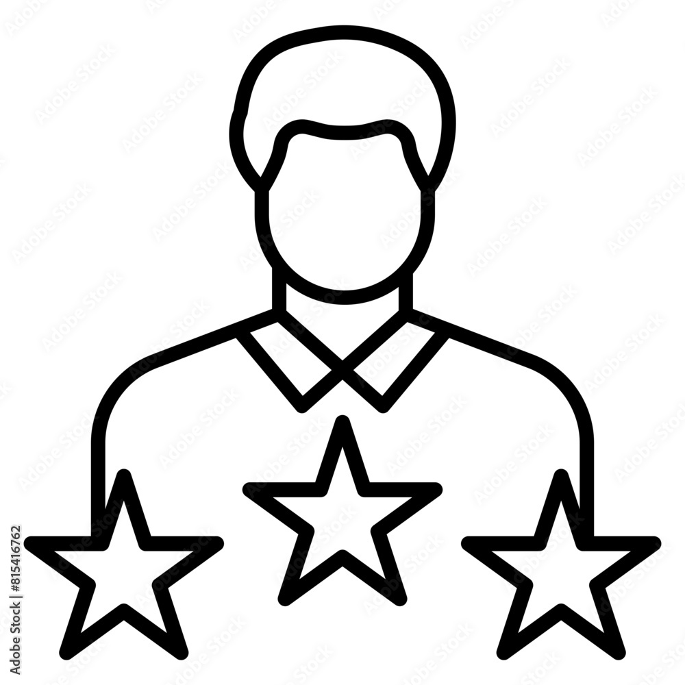 Satisfaction vector icon. Can be used for Customer Feedback iconset.