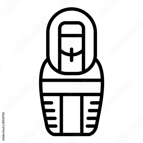 Nefertiti Bust vector icon. Can be used for Egypt iconset.