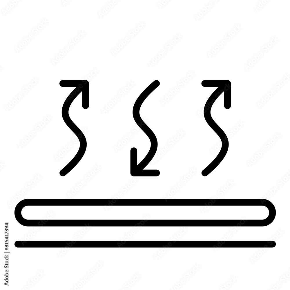 Non Breathable Fabric vector icon. Can be used for Fabric Features iconset. Non Breathable Fabric vector icon. Can be used for Fabric Features iconset.