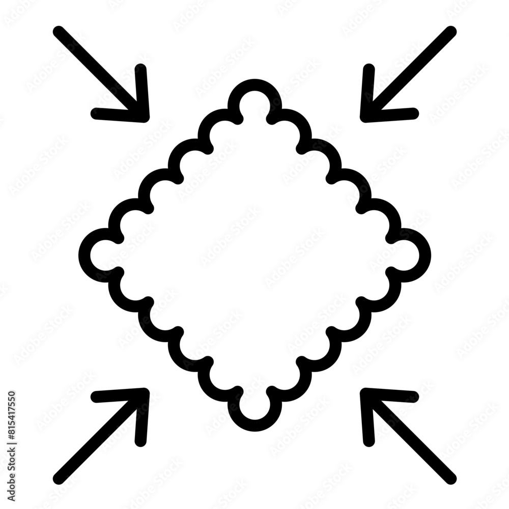 Shrink vector icon. Can be used for Fabric Features iconset. Shrink vector icon. Can be used for Fabric Features iconset.