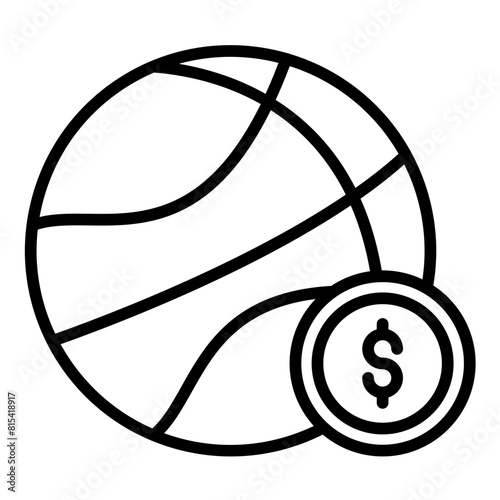 Sports Betting vector icon. Can be used for Casino iconset.