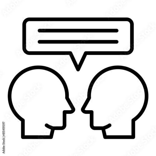Consultation Session vector icon. Can be used for Psychology iconset.