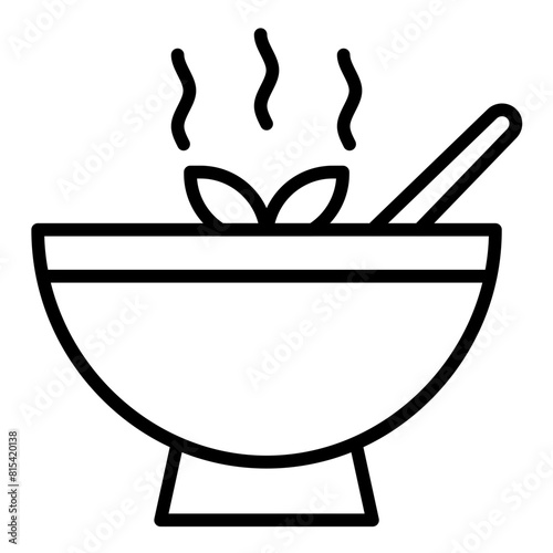 Soup vector icon. Can be used for Nutrition iconset.