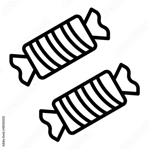 Candy vector icon. Can be used for Nutrition iconset.