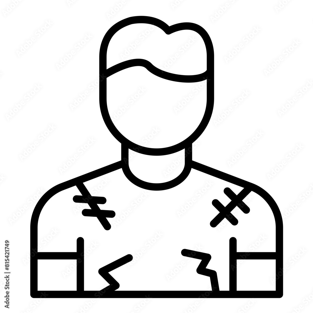 Man vector icon. Can be used for Homeless iconset. Man vector icon. Can be used for Homeless iconset.