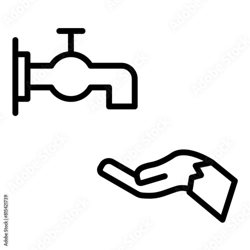 Water Scarcity vector icon. Can be used for Homeless iconset.