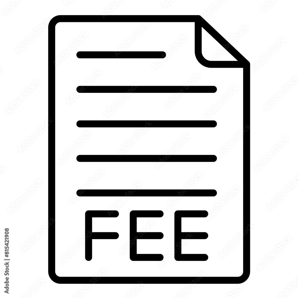 Fee Packages vector icon. Can be used for Golf iconset. Fee Packages vector icon. Can be used for Golf iconset.