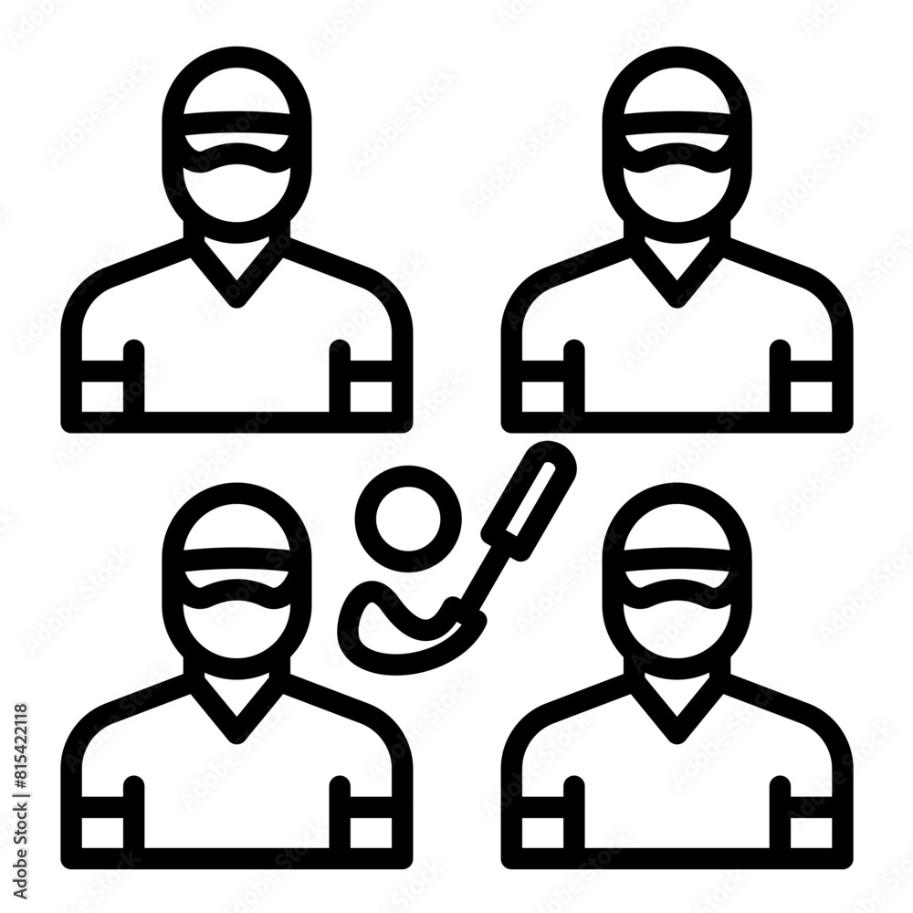 Group Golf vector icon. Can be used for Golf iconset. Group Golf vector icon. Can be used for Golf iconset.