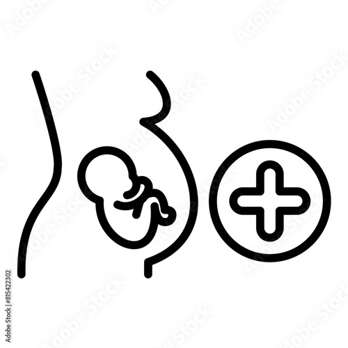 Postnatal Care vector icon. Can be used for Child Adoption iconset.