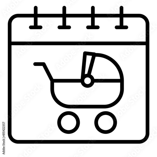 Parental Leave vector icon. Can be used for Child Adoption iconset.