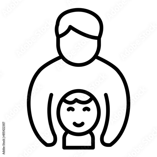 Raising a Child vector icon. Can be used for Child Adoption iconset.