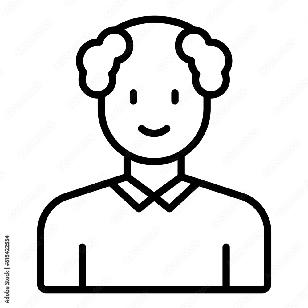 Grandfather vector icon. Can be used for Child Adoption iconset. Grandfather vector icon. Can be used for Child Adoption iconset.