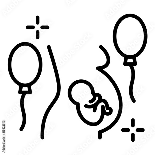 Baby Shower vector icon. Can be used for Child Adoption iconset.