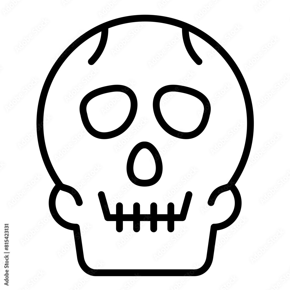 Skull vector icon. Can be used for Fairytale iconset. Skull vector icon. Can be used for Fairytale iconset.