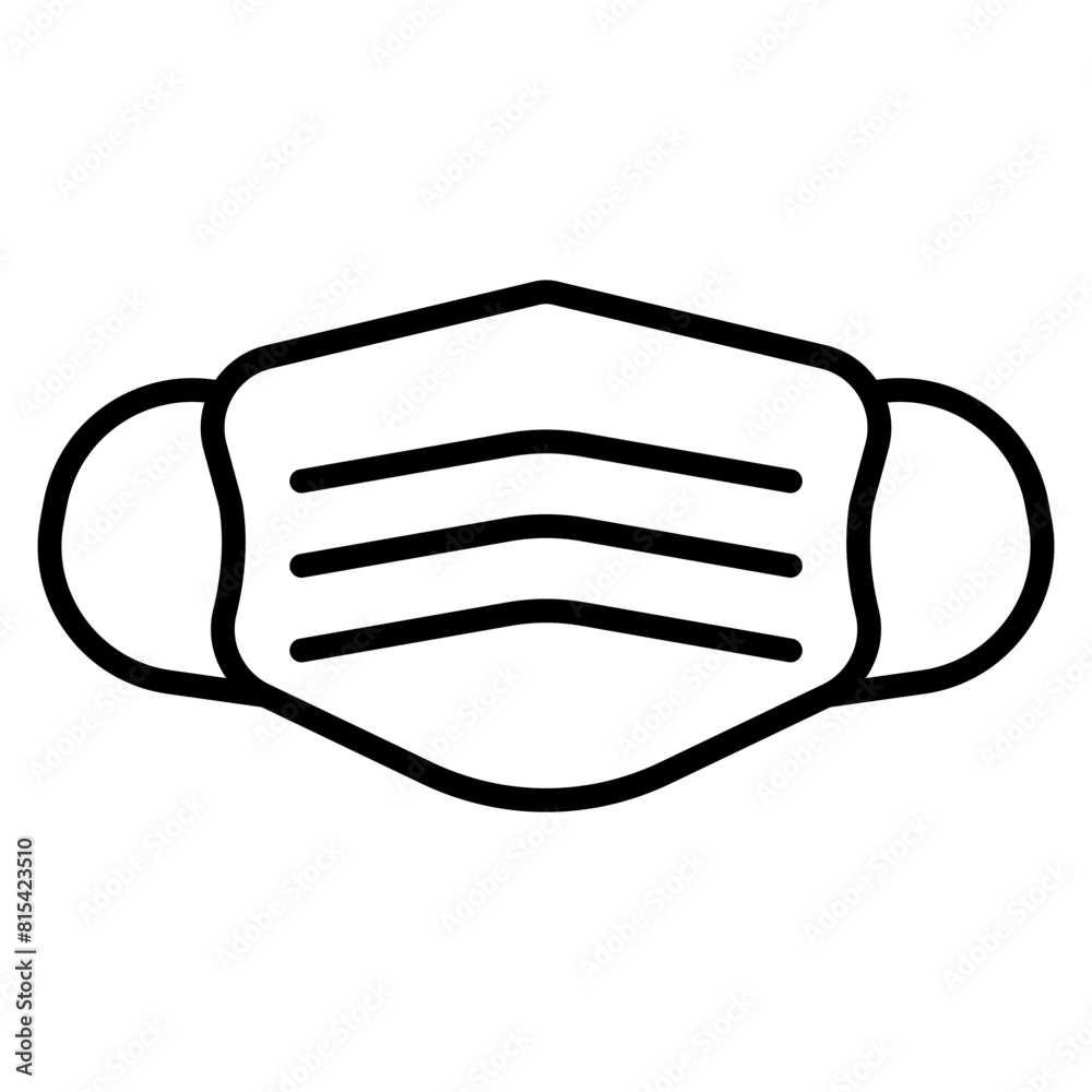 Protective Mask vector icon. Can be used for Nursing iconset. Protective Mask vector icon. Can be used for Nursing iconset.