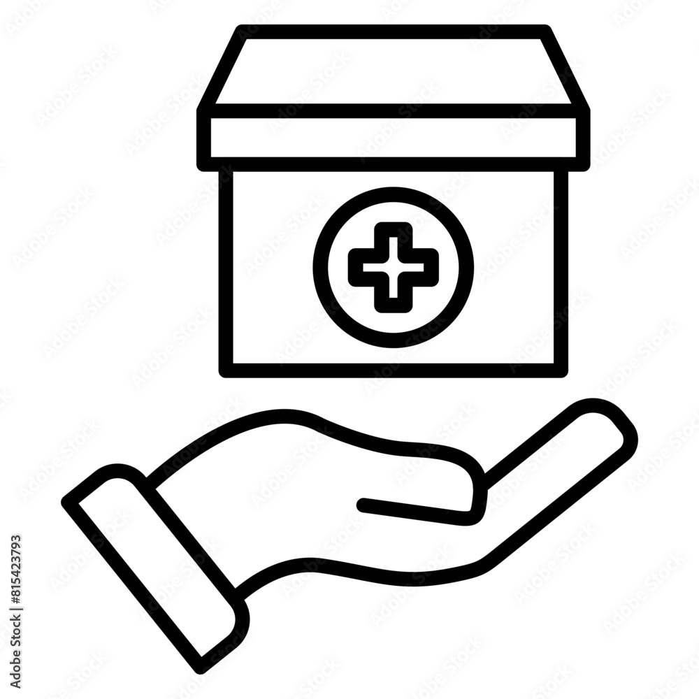 Physical Care Packages vector icon. Can be used for Nursing iconset. Physical Care Packages vector icon. Can be used for Nursing iconset.
