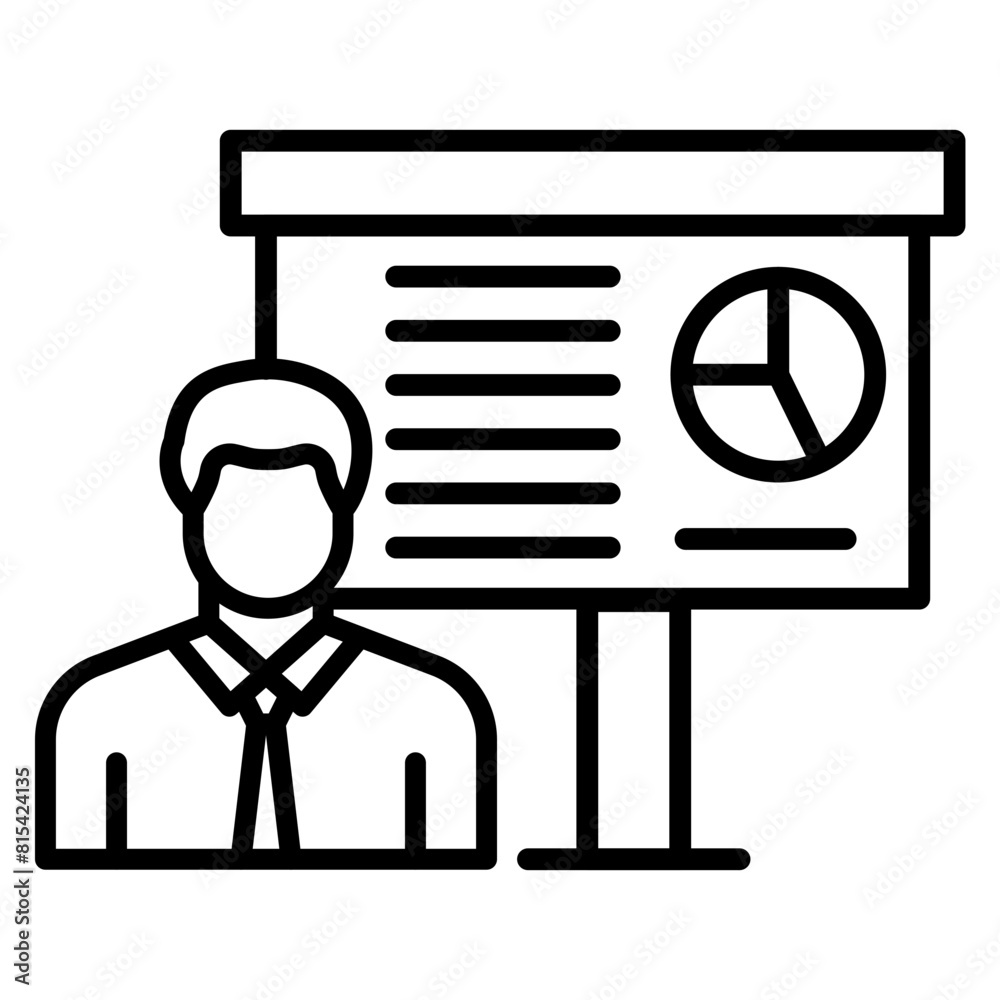Pitching Event vector icon. Can be used for Coworking Space iconset. Pitching Event vector icon. Can be used for Coworking Space iconset.