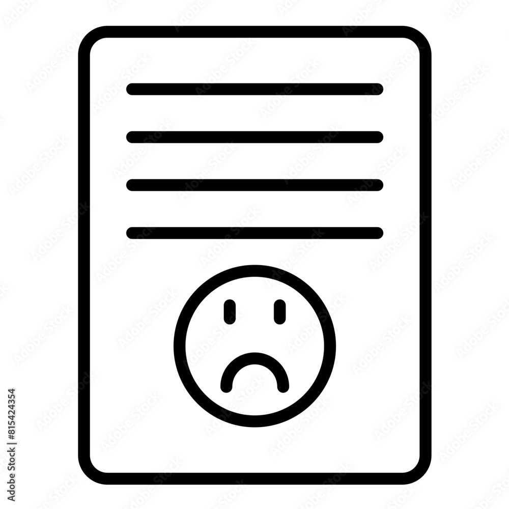 Complaint vector icon. Can be used for Compliance And Regulation iconset. Complaint vector icon. Can be used for Compliance And Regulation iconset.