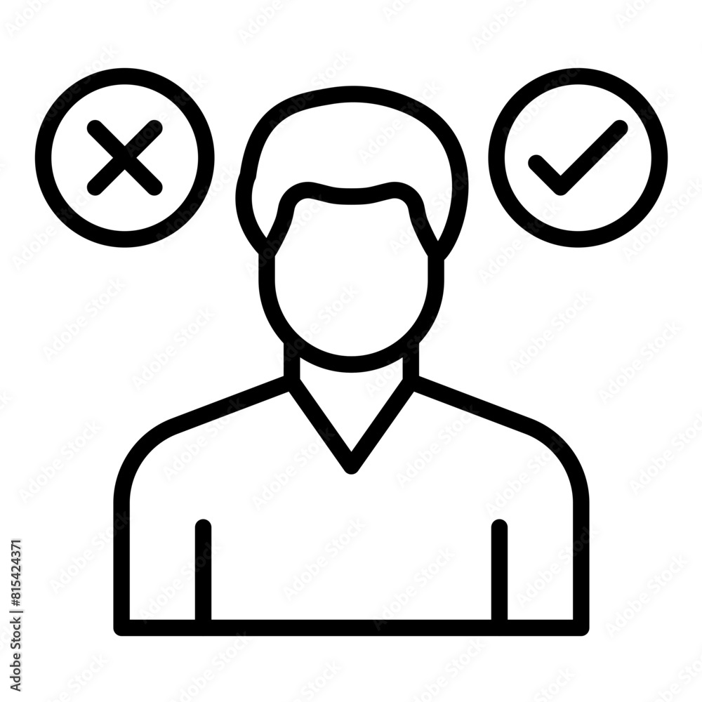 Decision Making vector icon. Can be used for Compliance And Regulation iconset. Decision Making vector icon. Can be used for Compliance And Regulation iconset.