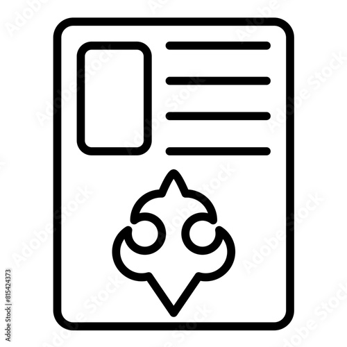 De Identification vector icon. Can be used for Compliance And Regulation iconset.