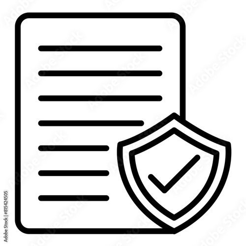 Privacy Policy vector icon. Can be used for Compliance And Regulation iconset.