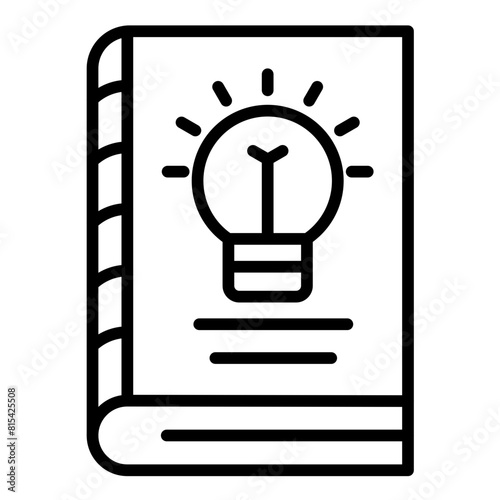 Advice Book vector icon. Can be used for Business and HR iconset.