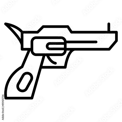 Slika na platnu Revolver vector icon