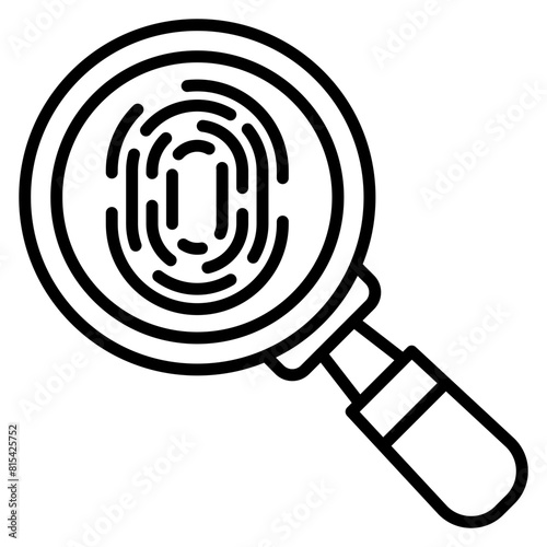 Investigator vector icon. Can be used for Crime Investigation iconset.