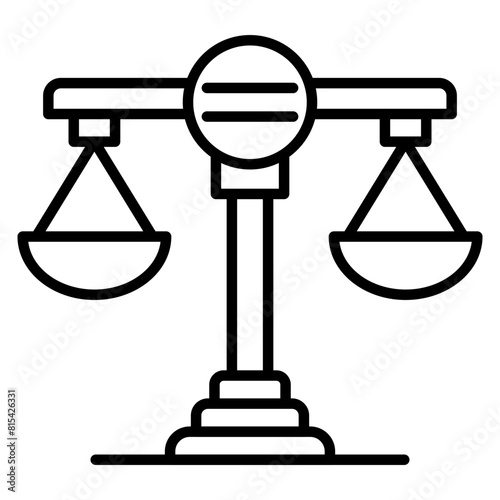 Equality vector icon. Can be used for Human Rights iconset.